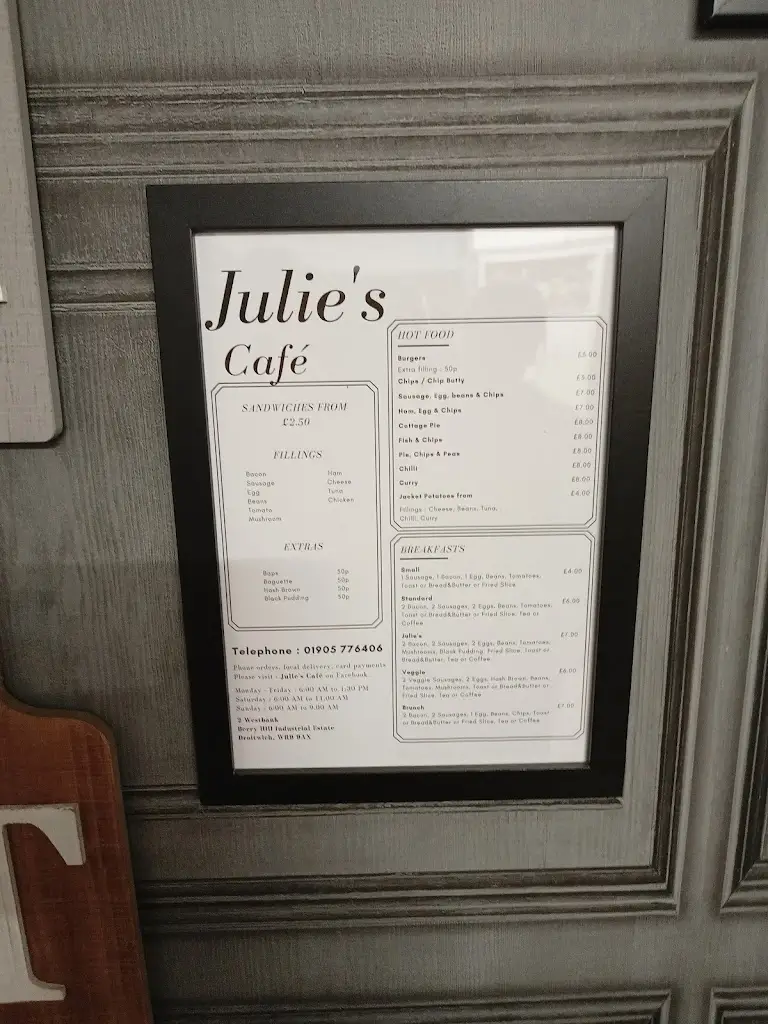 Menü_Julie's Café_Droitwich_Bild_2
