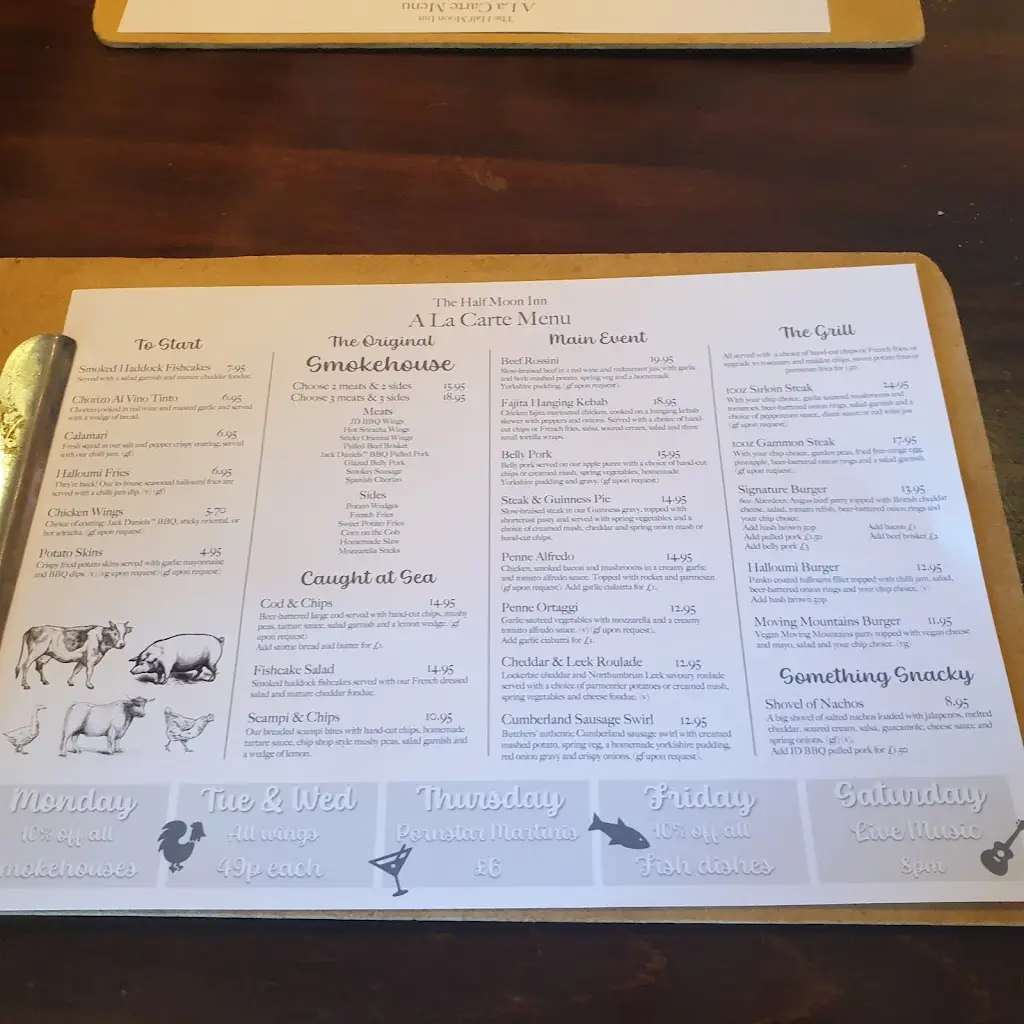 Menu_The Half Moon Inn_Ashington_image_3