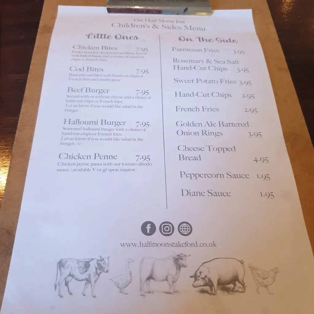 Menu_The Half Moon Inn_Ashington_image_4