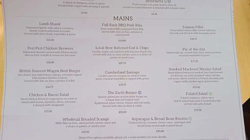 Menu_The Ship Inn_Dymchurch_image_1