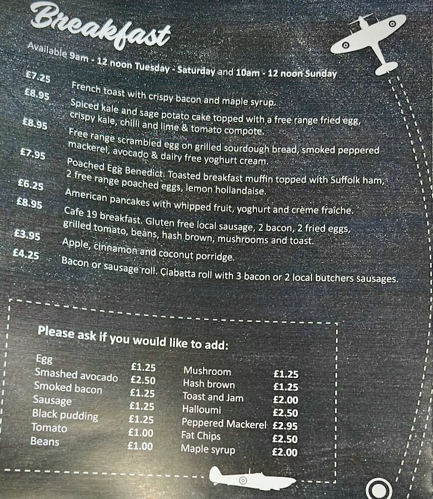 Menu_Café 19_Duxford_imagen_3