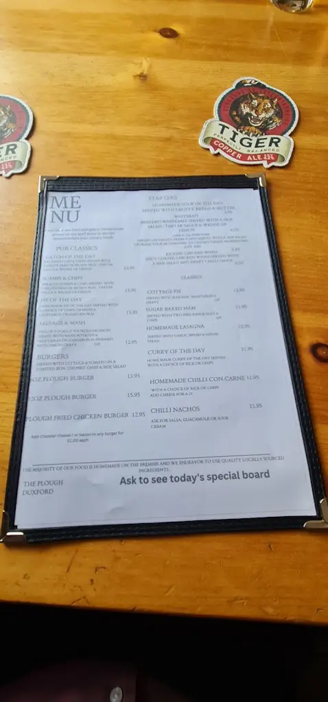 Menu_The Plough_Duxford_image_4