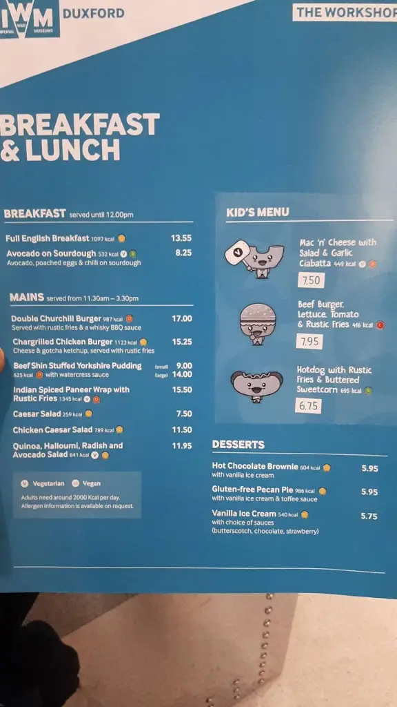 Menu_The Workshop Restaurant_Duxford_image_1