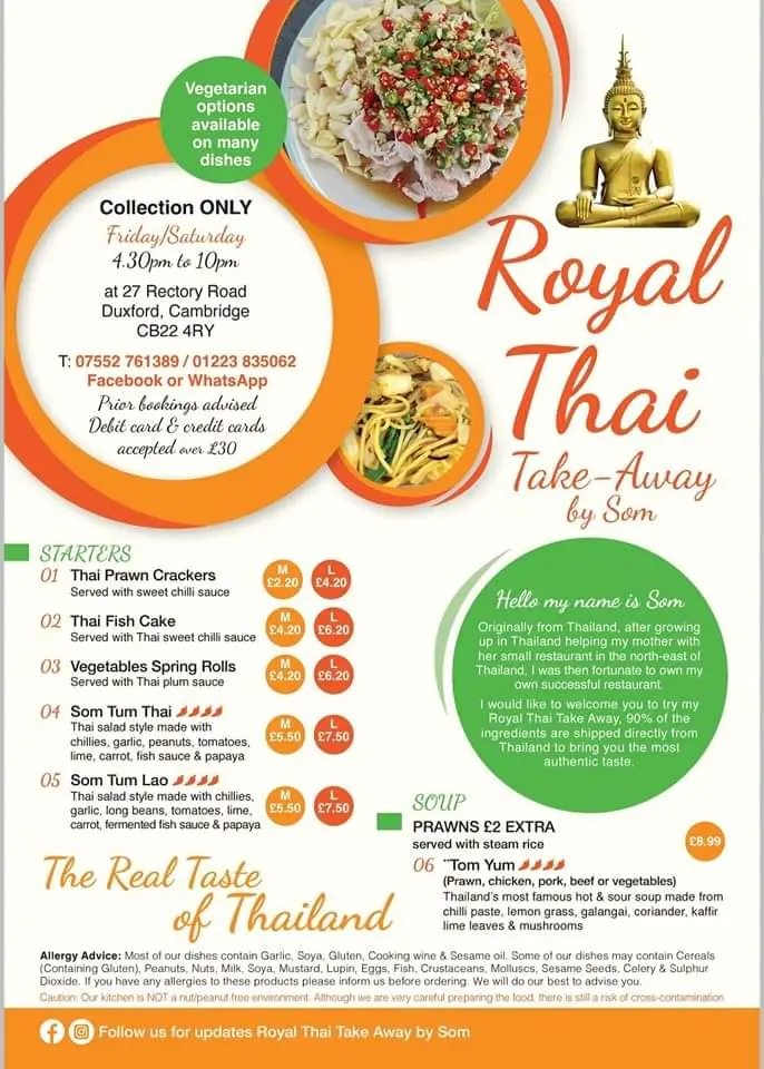 Menu_Royal Thai Takeaway by Som_Duxford_image_2