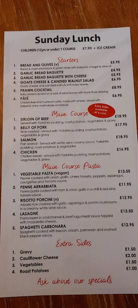 Menu_Il VELLO Doro @the Golden Fleece_Atworth_image_1