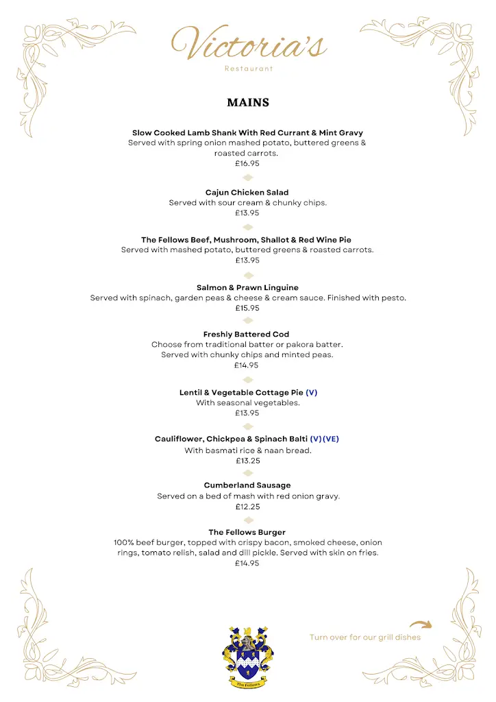 Menu_The Fellows Pub_Dudley_image_2