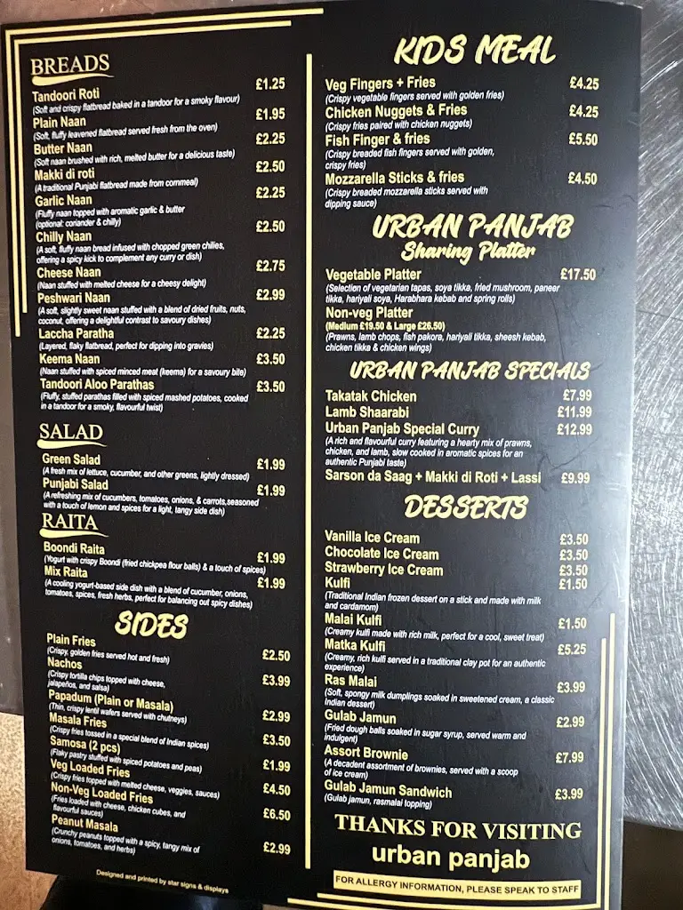 Menu_URBAN PANJAB_Dudley_immagine_1