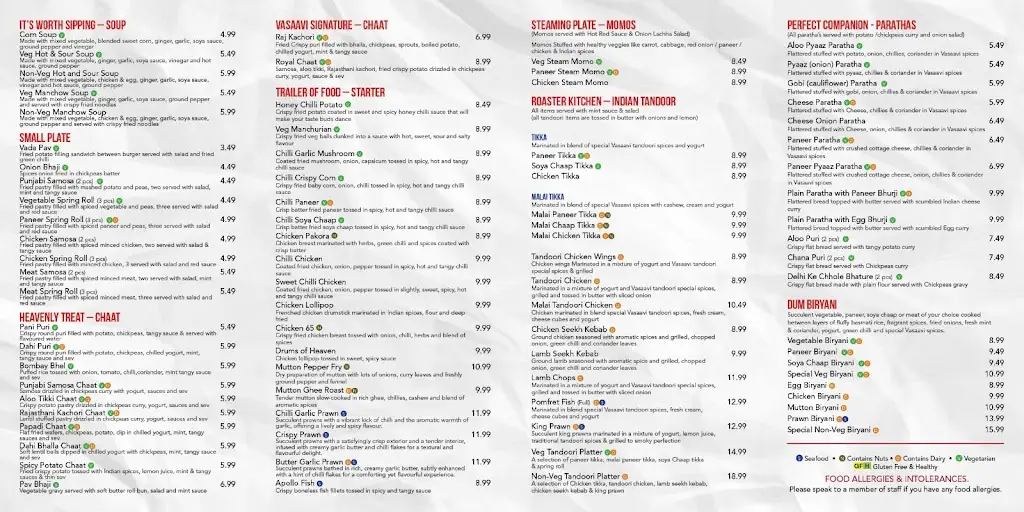 Menu_Vasaavi Restaurant_Earl Shilton_image_2