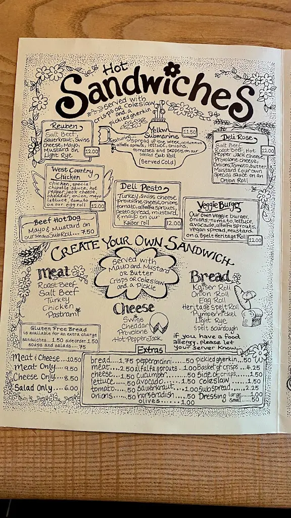 Menu_The Yellow Deli_Dunkeswell_image_3