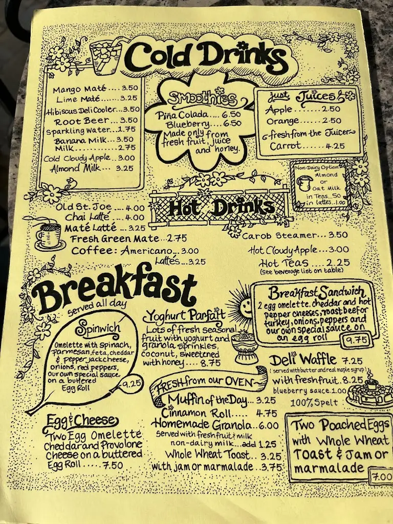 Menu_The Yellow Deli_Dunkeswell_image_4