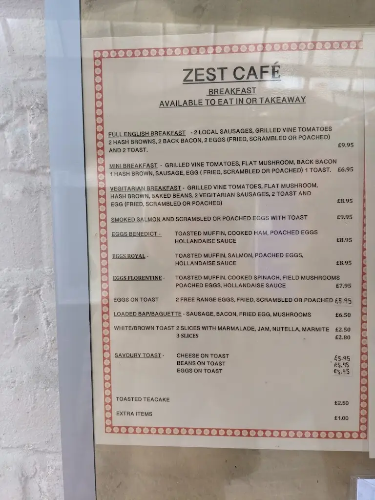 Menu_Zest Cafe_Dunkeswell_imagen_2