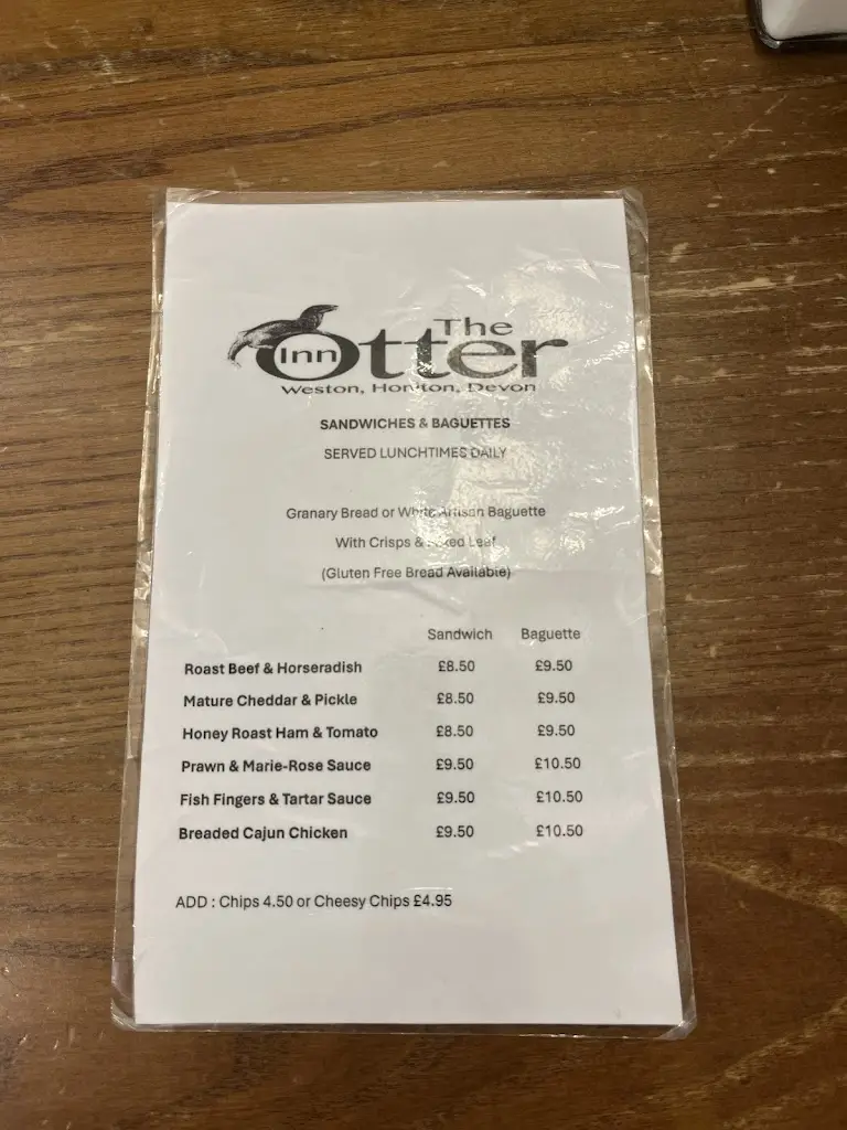 Menu_The Otter Inn_Dunkeswell_image_4