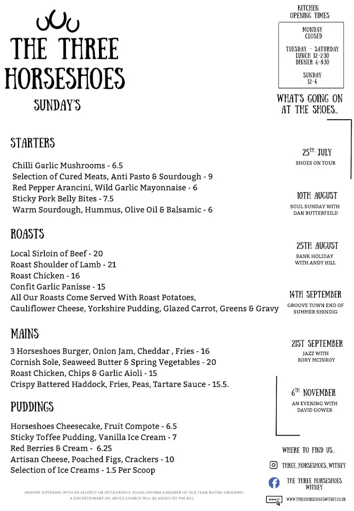 Menu_The Three Horseshoes_Ducklington_image_2