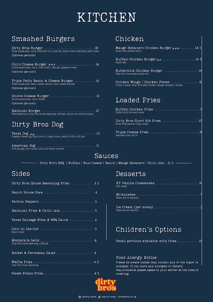 Menu_Dirty Bros_Ducklington_immagine_1