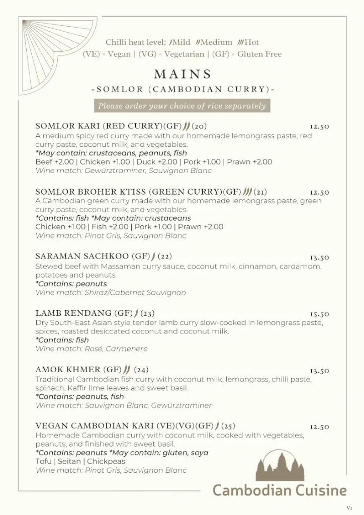 Menu_Cambodian Cuisine at the Carpenters Arms_Ducklington_image_1