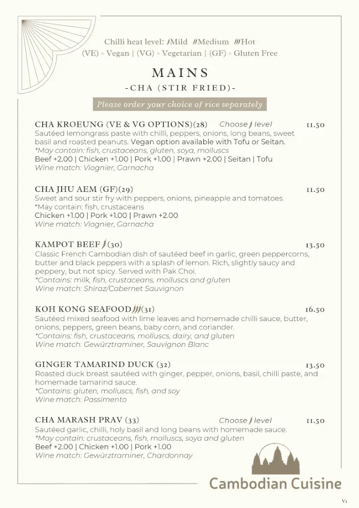 Menu_Cambodian Cuisine at the Carpenters Arms_Ducklington_image_2