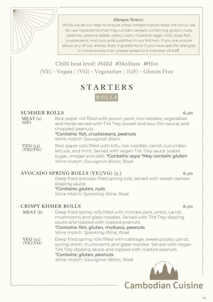 Menu_Cambodian Cuisine at the Carpenters Arms_Ducklington_image_3