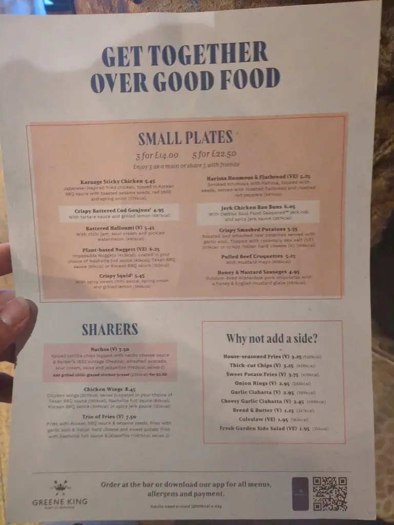 Menu_Ye Olde Cross Keys_Ducklington_immagine_2