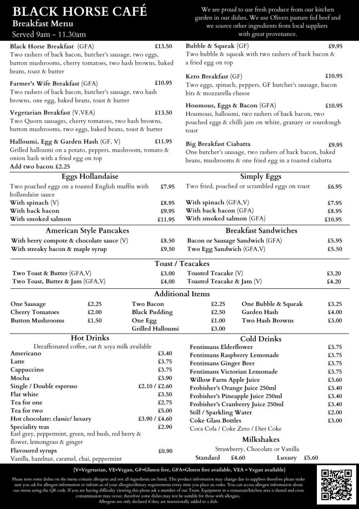 Menu_Black Horse Cafe_Earls Colne_image_3