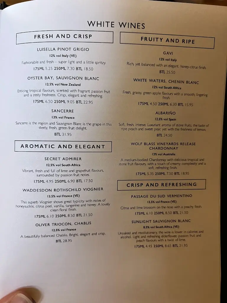 Menu_The Dun Cow_Dunchurch_image_3