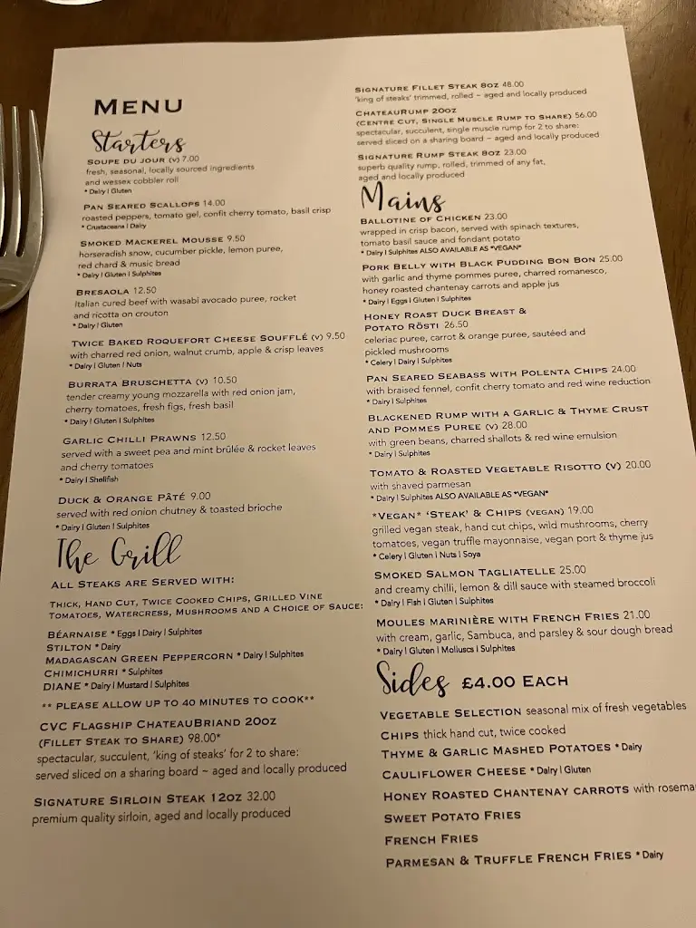 Menu_Café Vin Cinq Restaurant_Dunchurch_image_3