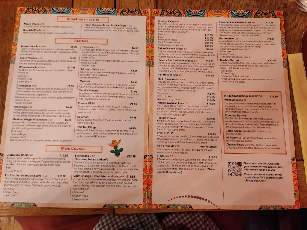 Menu_La Casa Loco_Dunchurch_image_2