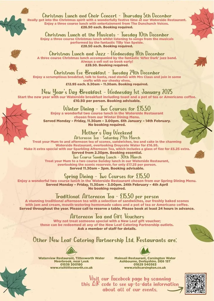 Menu_Draycote Water - Waterside Restaurant_Dunchurch_image_2