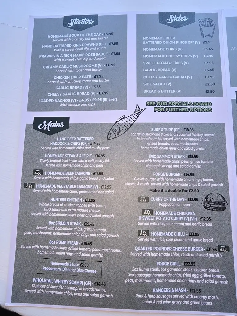 Menu_Ye Olde Forge Valley Inn_East Ayton_image_4