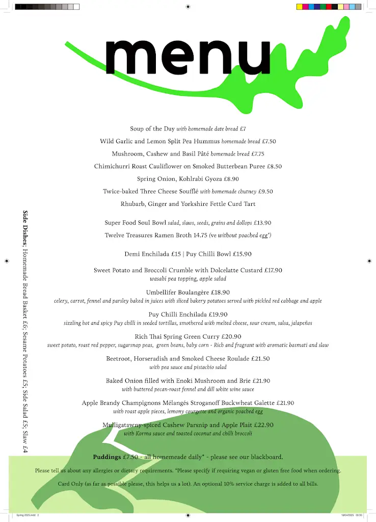 Menu_The Waiting Room_Eaglescliffe_image_2