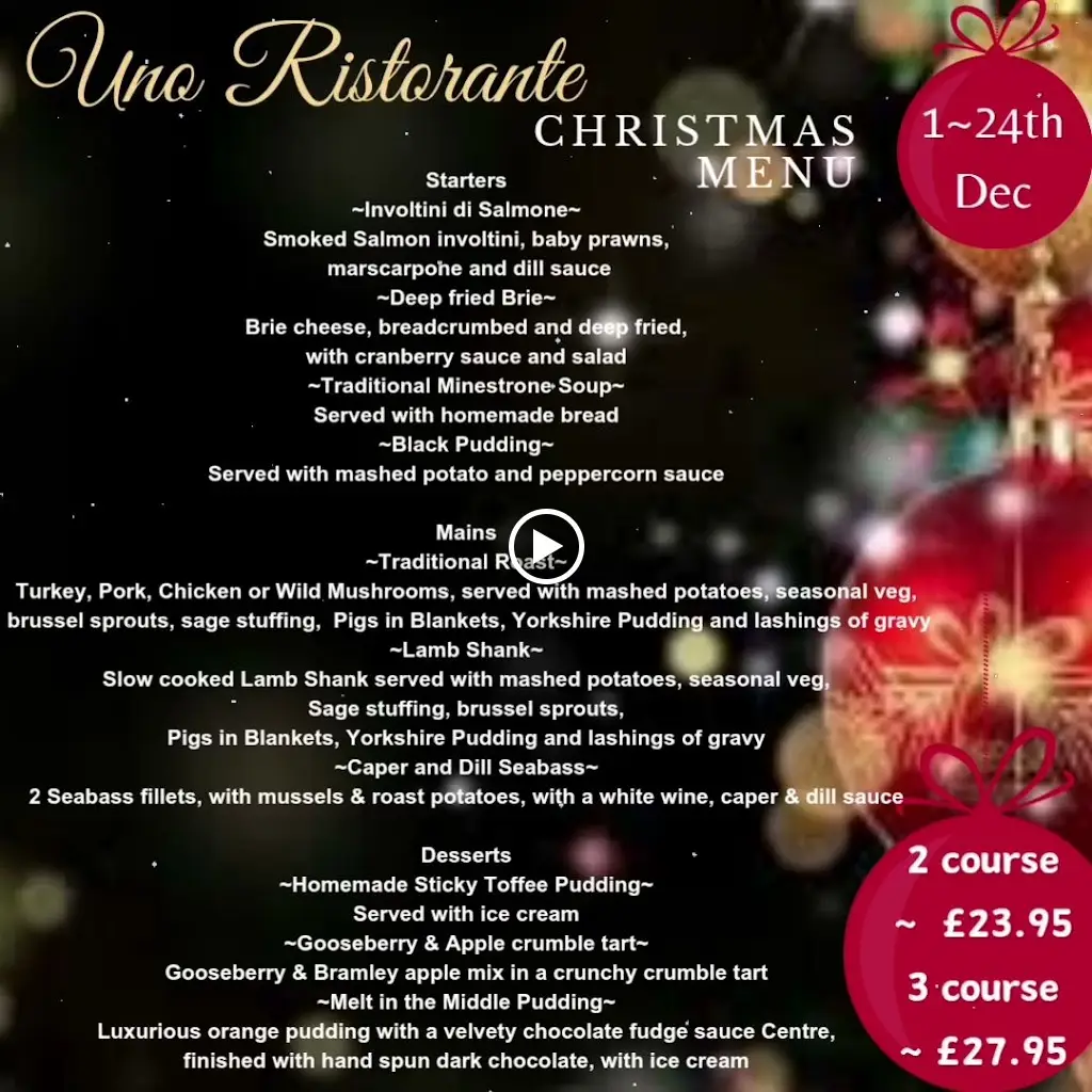 Menu_Uno Ristorante Yarm_Eaglescliffe_image_1