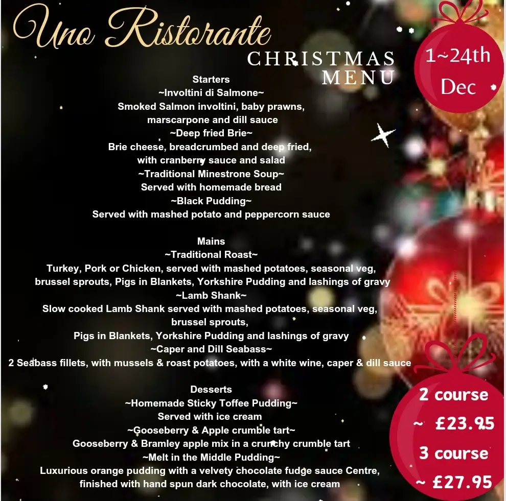 Menu_Uno Ristorante Yarm_Eaglescliffe_image_2