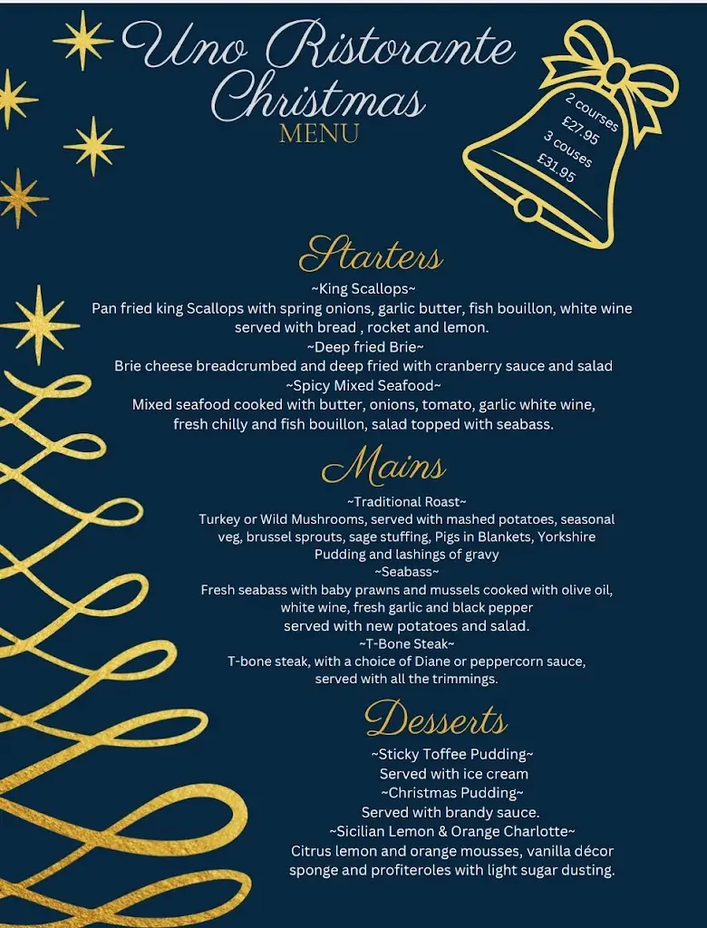 Menu_Uno Ristorante Yarm_Eaglescliffe_image_4