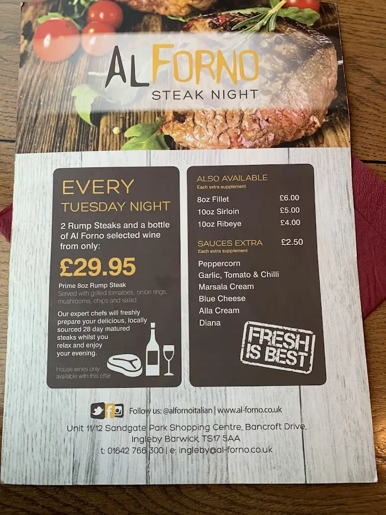 Menu_Al Forno Restaurant Ingleby Barwick_Eaglescliffe_image_2