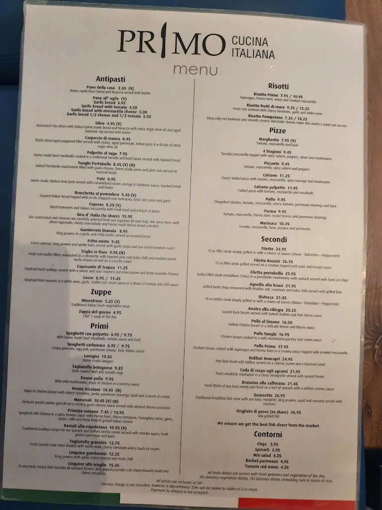 Menu_Primo Restaurant_Ashton in Makerfield_image_1