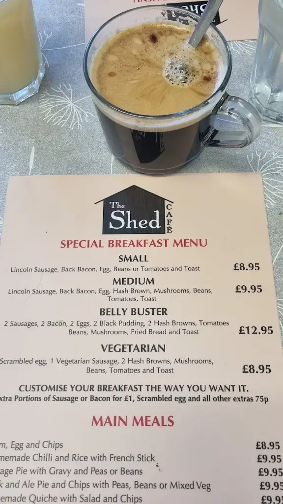 Menu_The Shed Cafe_Earls Barton_image_2