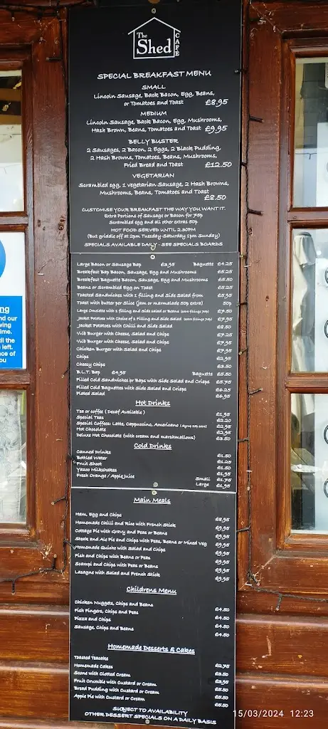Menu_The Shed Cafe_Earls Barton_image_3