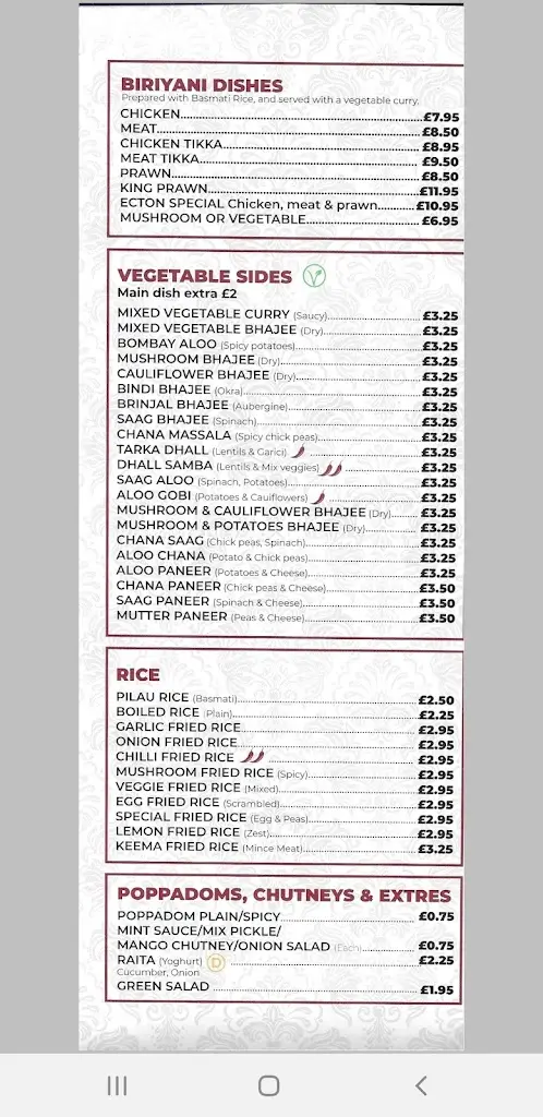Menu_Ecton Tandoori_Earls Barton_image_4