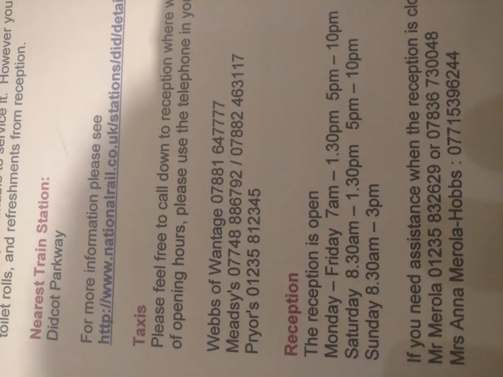 Menu_La Fontana_East Hanney_image_1