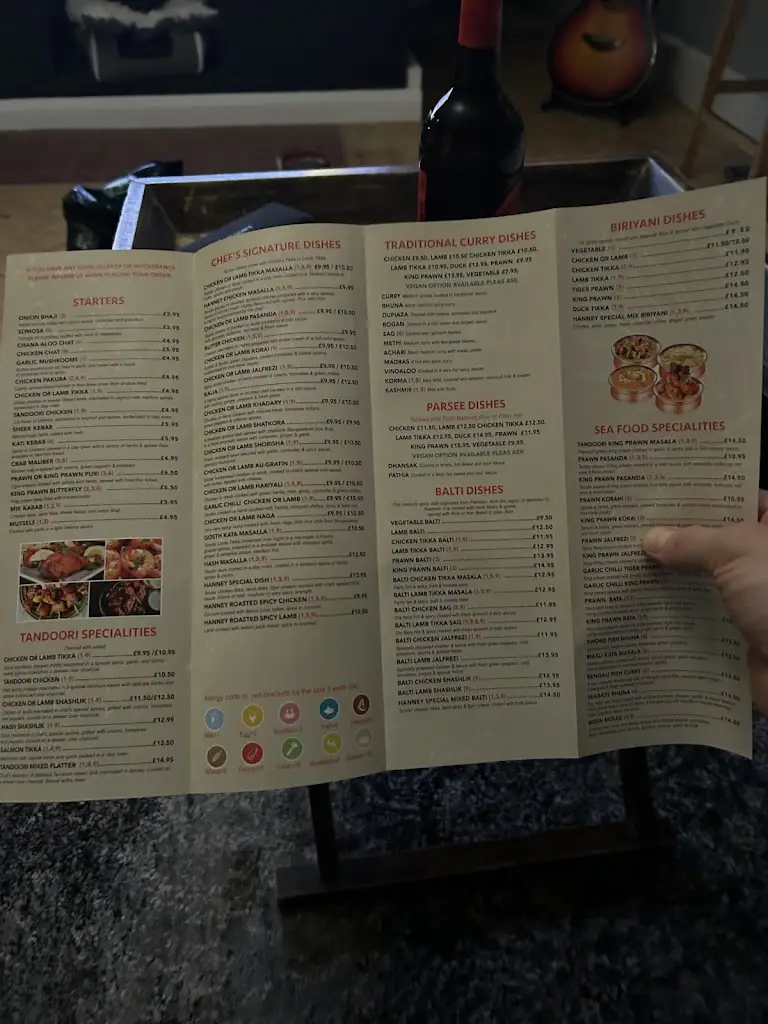 Menu_Hanney Spice_East Hanney_image_1