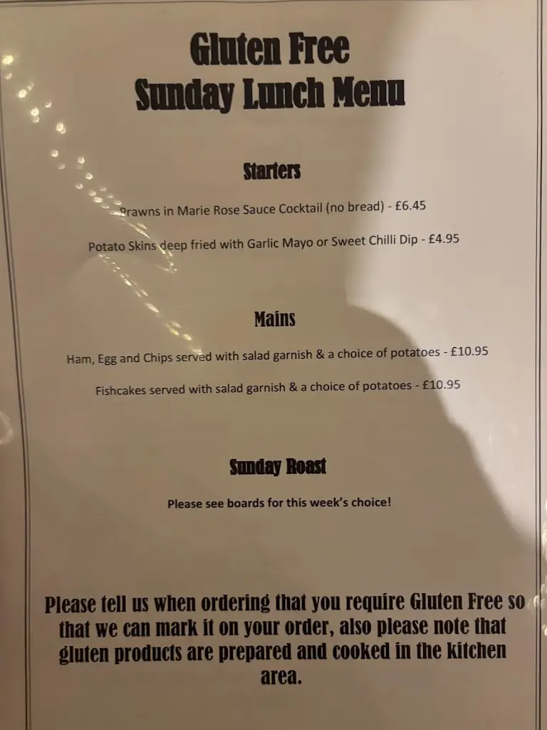 Menu_Castle Of Comfort_East Harptree_image_2