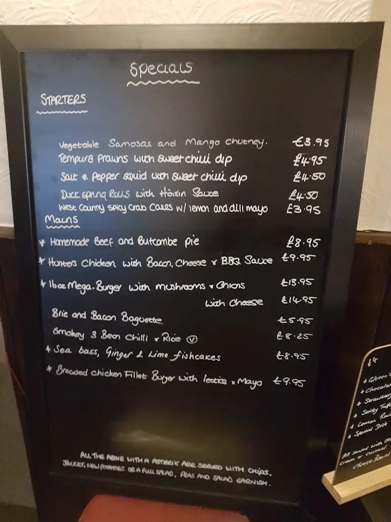 Menu_Castle Of Comfort_East Harptree_image_4