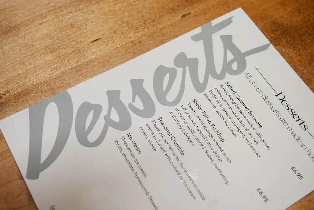 Menu_The Commercial_Easingwold_immagine_3