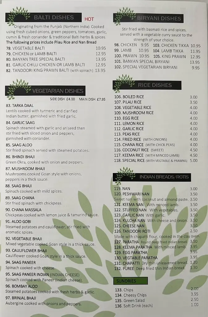 Menu_The Banyan Tree_Easingwold_image_2