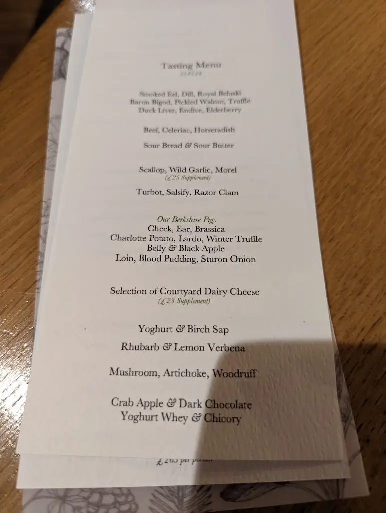 Menu_The Black Swan at Oldstead_Easingwold_image_4