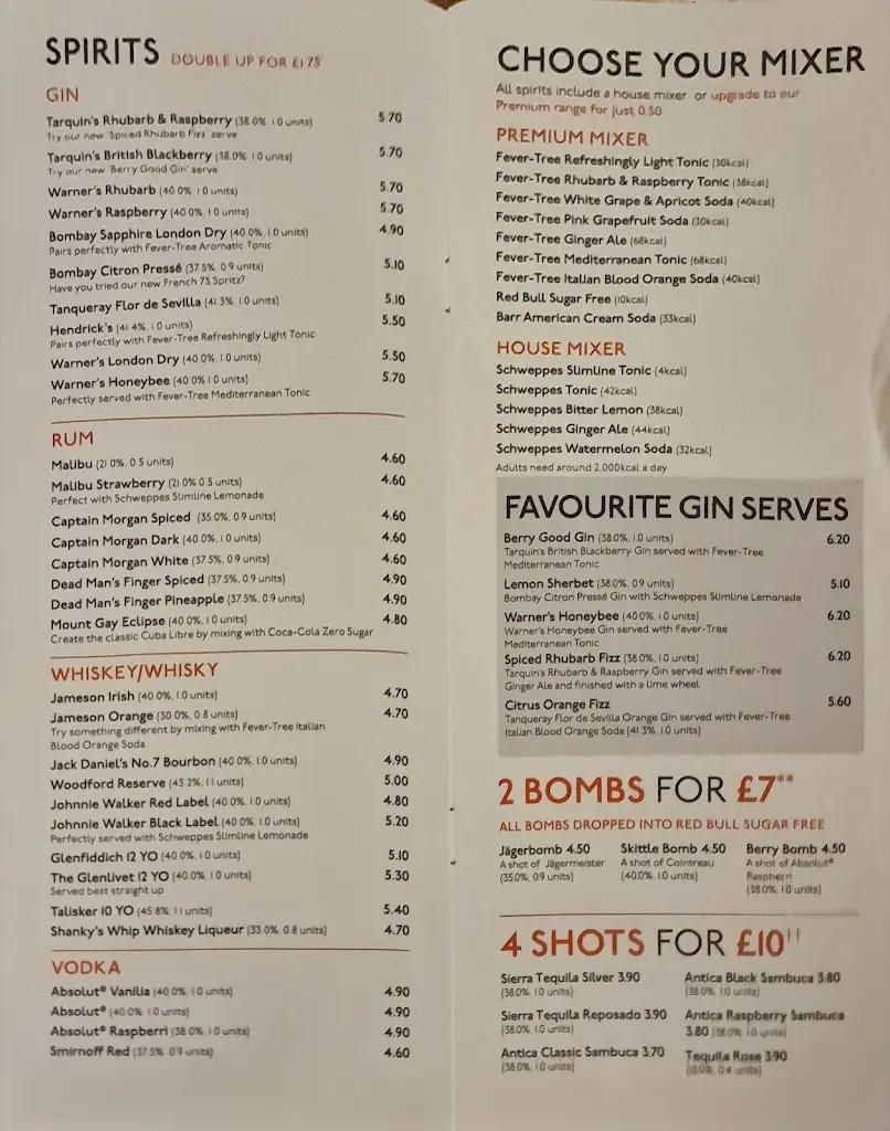 Menu_Halfway House Beefeater_Dunstable_image_1