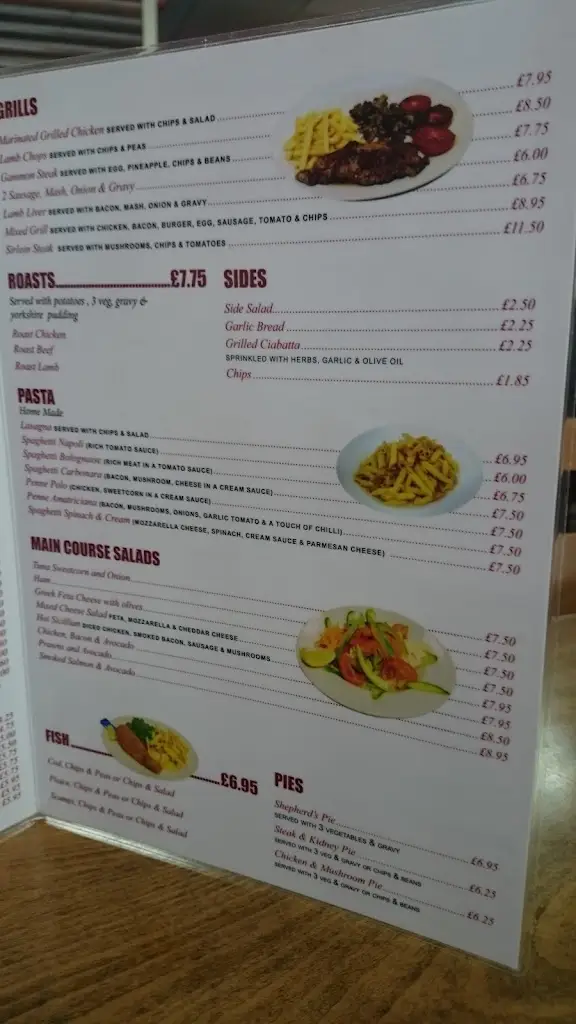 Menu_Cafe Latte._Dunstable_image_4