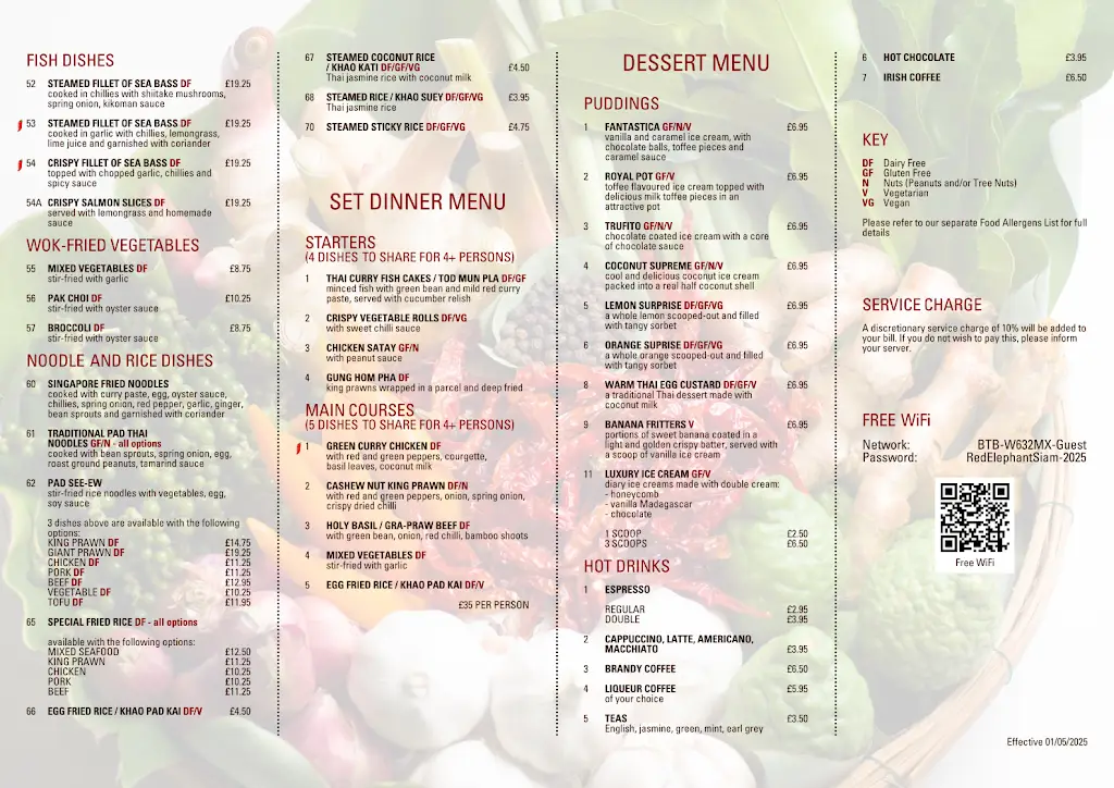 Menu_Red Elephant Siam, Thai restaurant, East Dean_East Dean_image_3