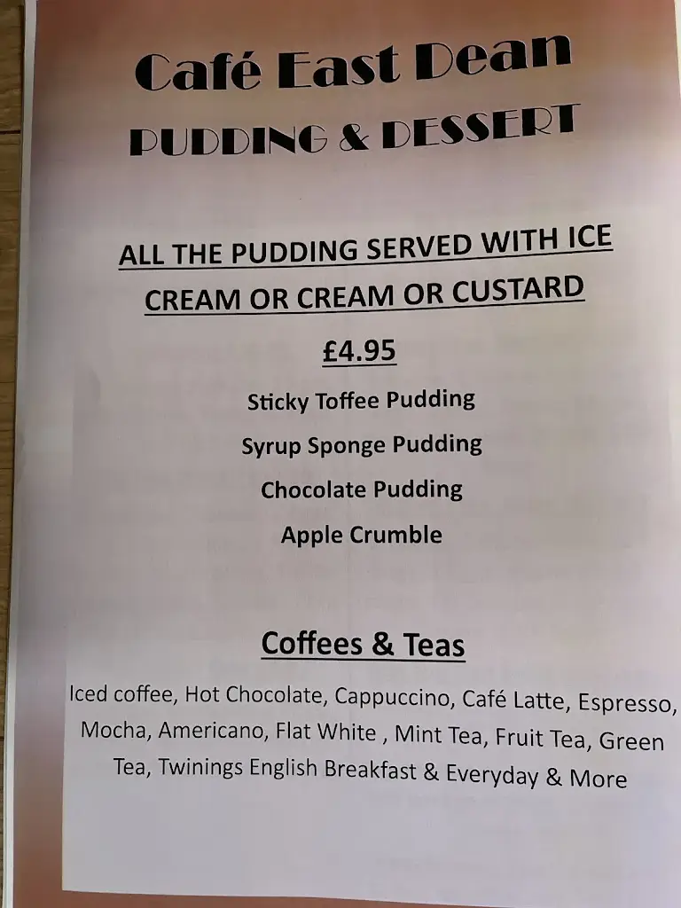 Menu_Cafe East Dean_East Dean_image_2