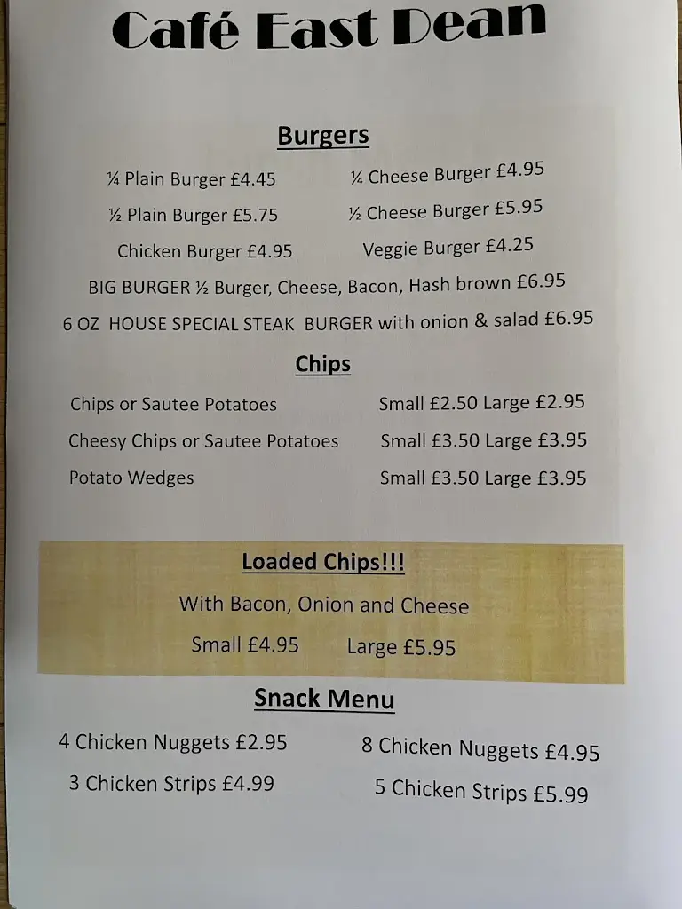 Menu_Cafe East Dean_East Dean_image_3