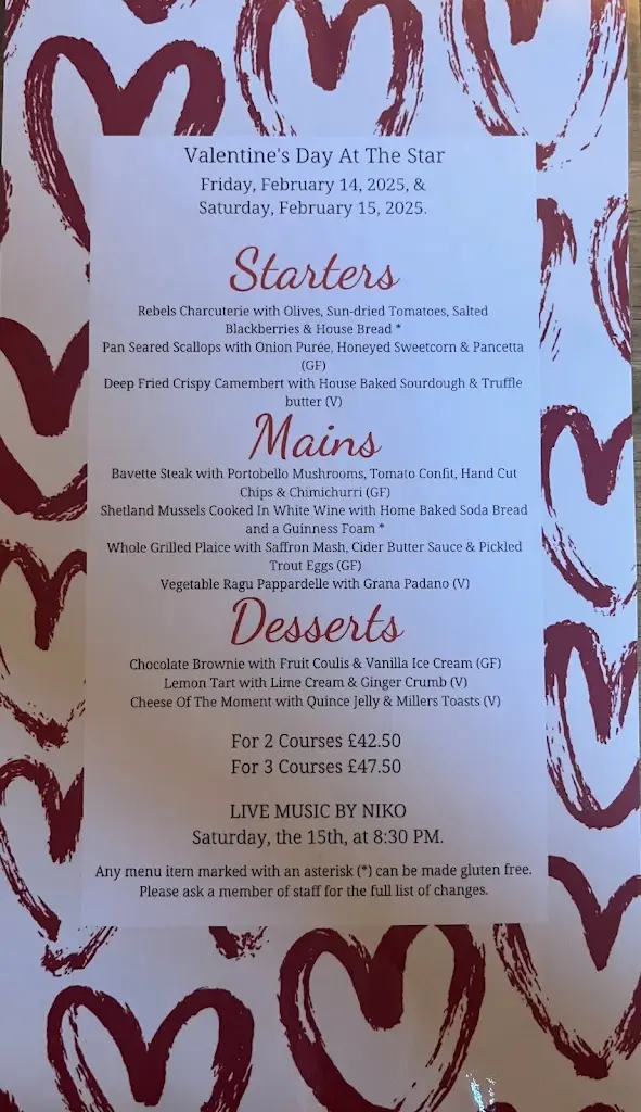 Menu_The Star & Garter_East Dean_image_4